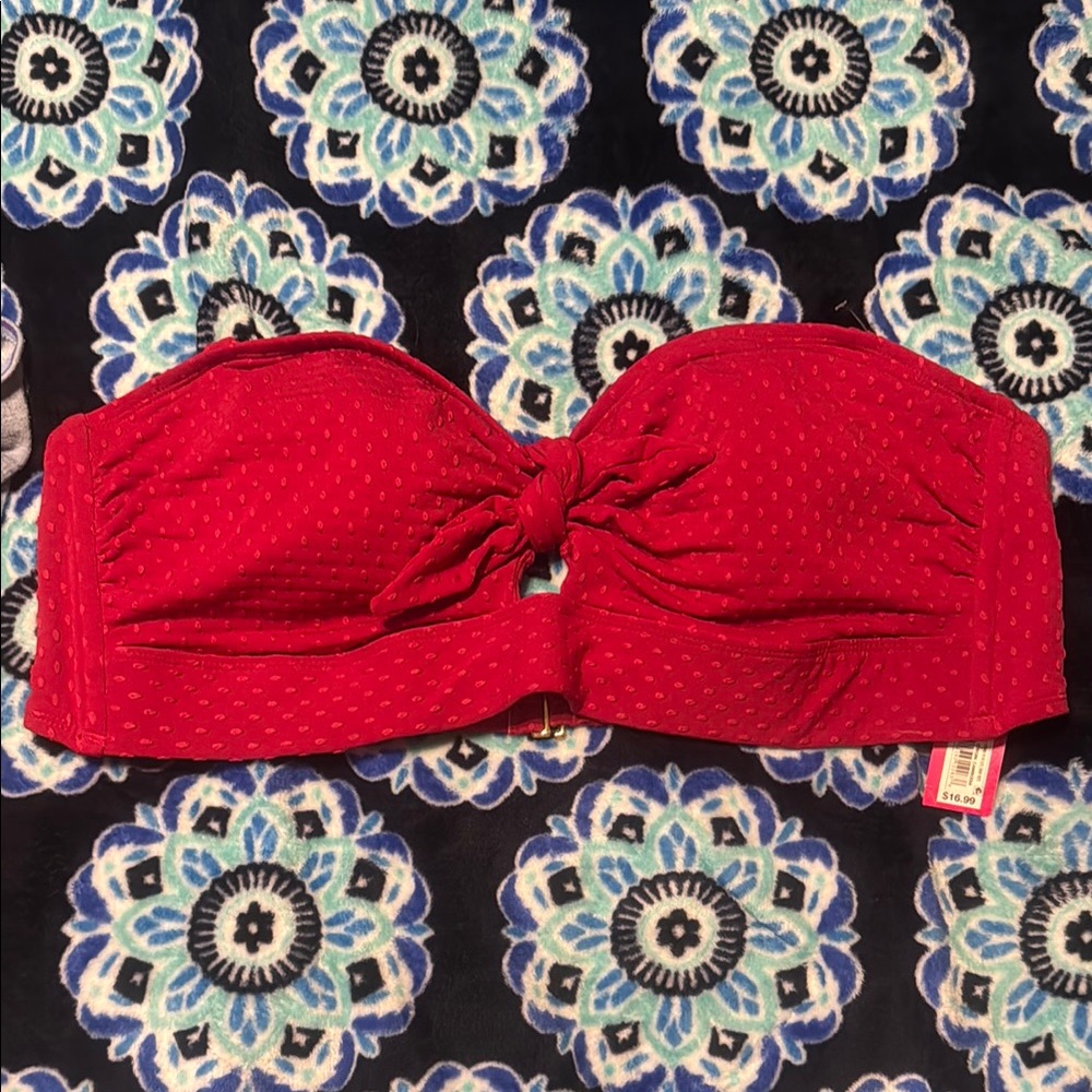 Xhilaration Vibrant Red Swimwear